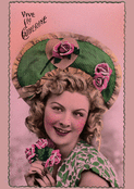 Chapeau fleuri pour Sainte Catherine